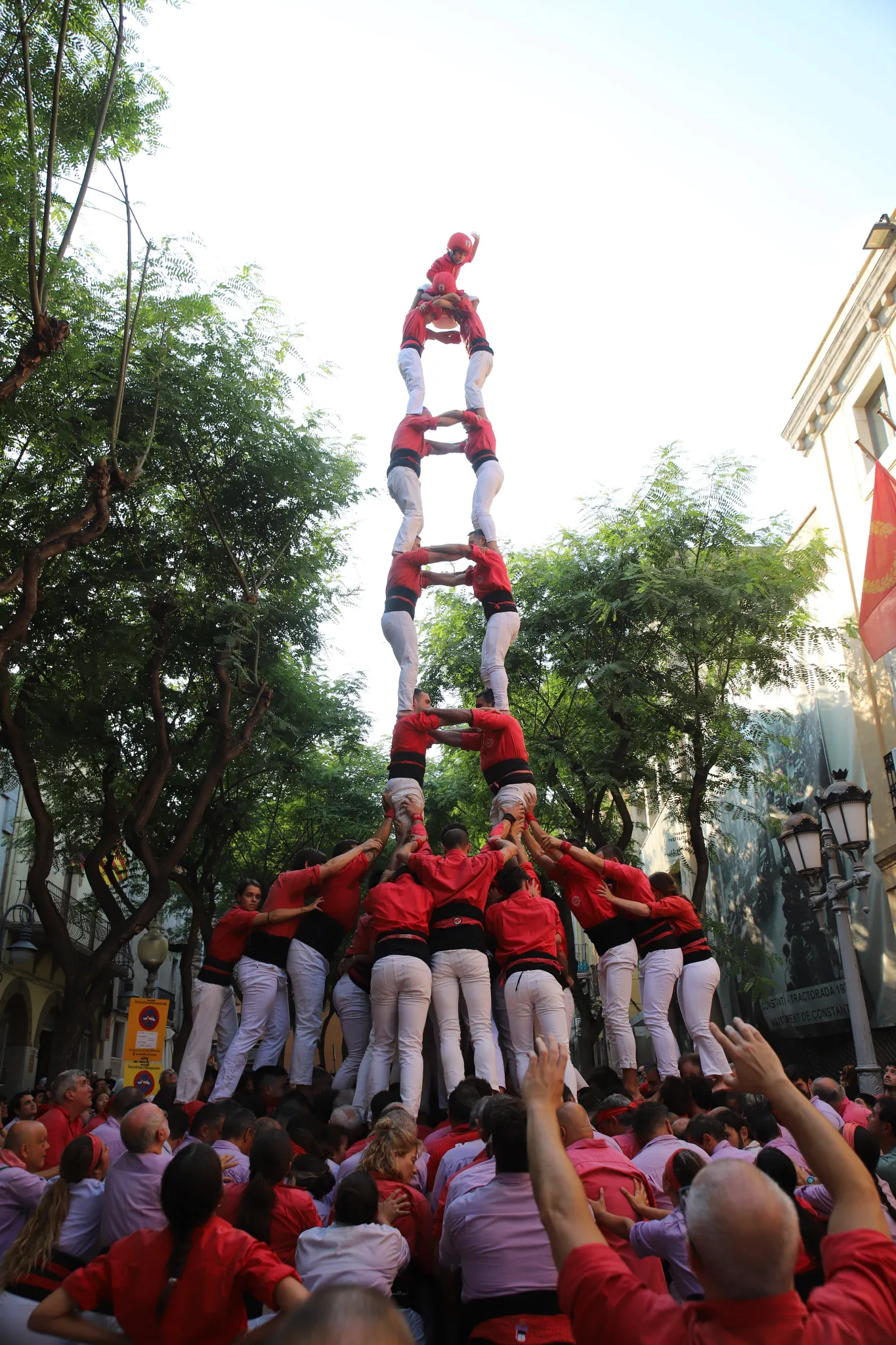 Tripleta de 8 de la Colla Joves a Constantí
