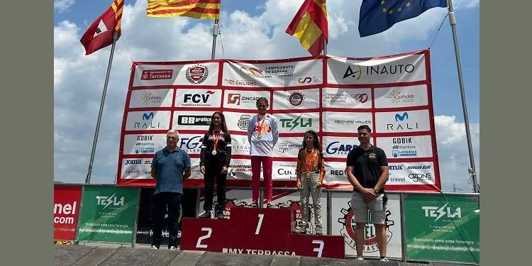 L’altafullenca Mia Ayats es proclama campiona d’Espanya de BMX en categoria Aleví