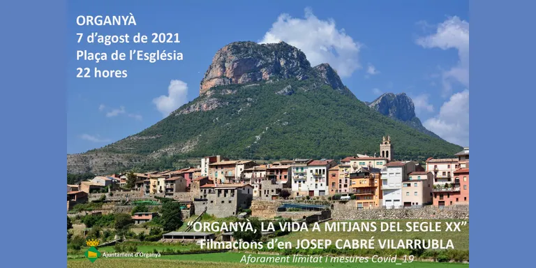 Organyà projecta imatges de la vila de mitjan segle XX, de Josep Cabré Vilarrubla