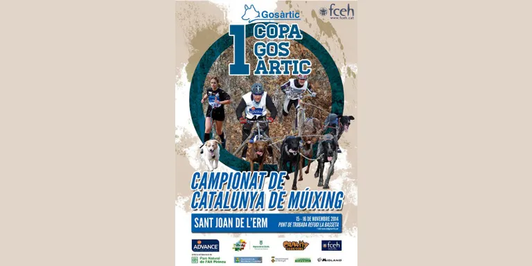 Sant Joan de l'Erm acull la primera Copa Gos Àrtic de canicross