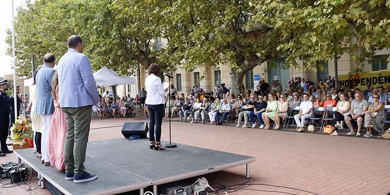 200 persones es reuneixen a l'acte institucional de l'Onze de Setembre