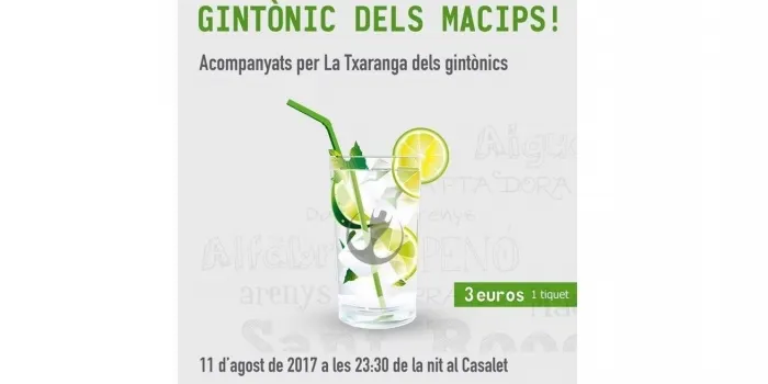 El Gintònic dels Macips arriba avui amb uns tiquets que inclouran gintònics petits i una entrada a la discoteca Johnny’s