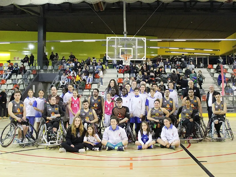 Jornada espectacular la viscuda dissabte per al bàsquet i els valors de l'esport