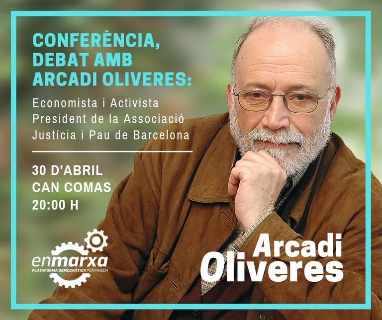Arcadi Oliveres participarà en un acte organitzat per En Marxa