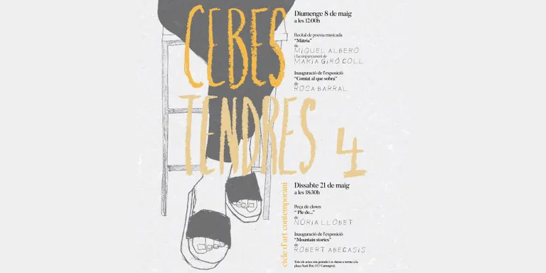L'Espai Tartera organitza el seu cicle 'Cebes Tendres'