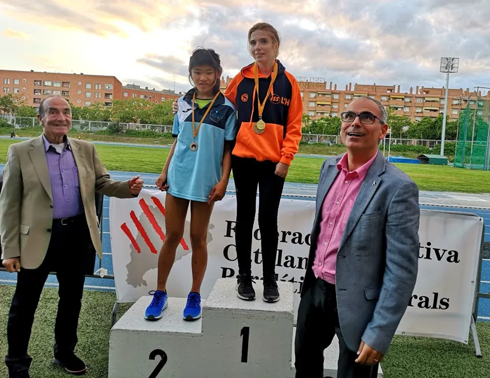 Xiaoké Martí i Aragonès, segona en 100m i 200m, als Campionats d'Atletisme Adaptat de Catalunya