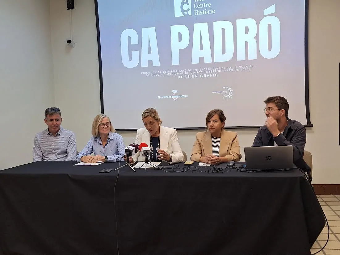 Valls encarrila el projecte de l’Escola de Música a Ca Padró