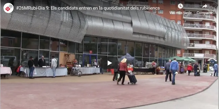 #26MRubí - Dia 9: Els candidats entren en la quotidianitat dels rubinencs