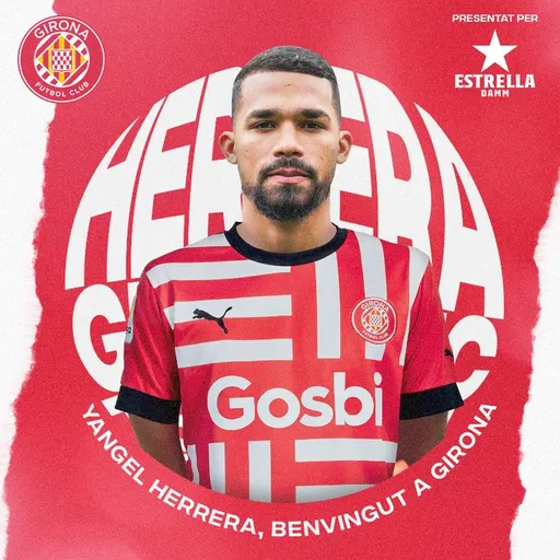 Presentació del nou jugador del Girona FC Yangel Herrera
