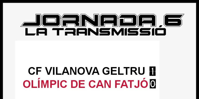A PEU DE CAMP - JORNADA 6 diumenge tarda