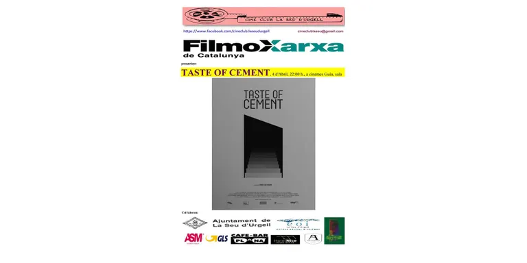 Cineclub La Seu d'Urgell projecta el film "Taste of Cement"