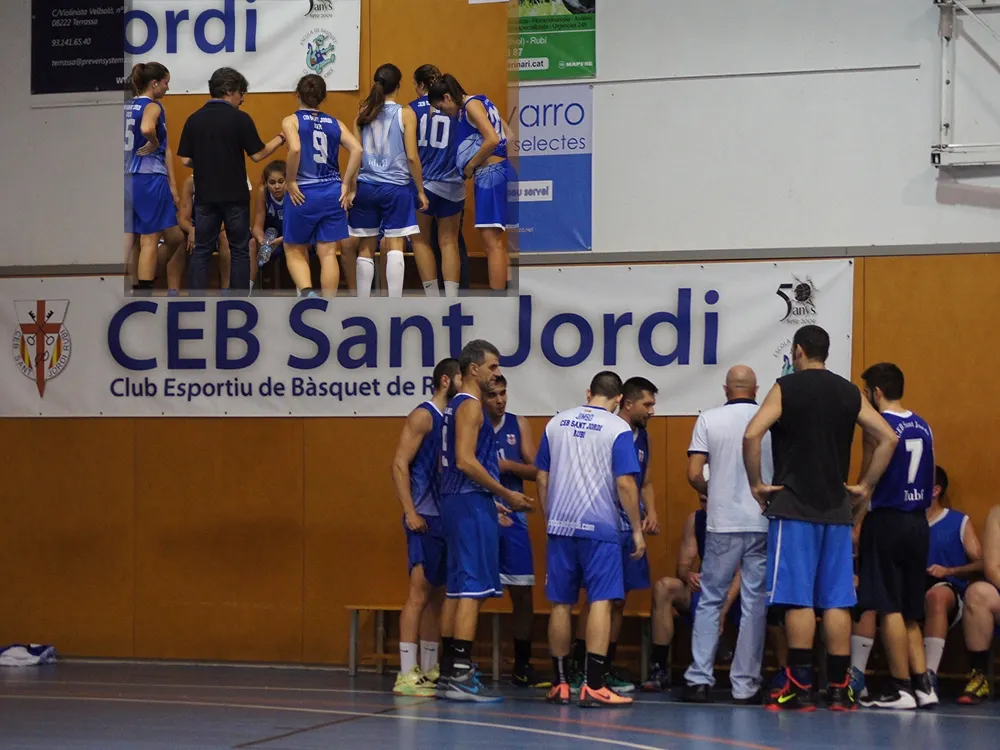 Any de transició a les files del CEB Sant Jordi masculí i femení a l'espera de millors moments / Fo