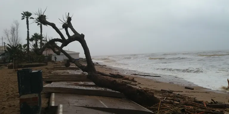 S'eliminarà el carril bici de formigó de la façana marítima per naturalitzar el passeig i evitar més destrosses en futurs temporals