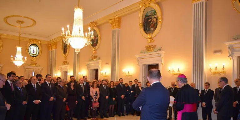 Recepció de Nadal de Joan-Enric Vives a les autoritats i estaments socials d'Andorra