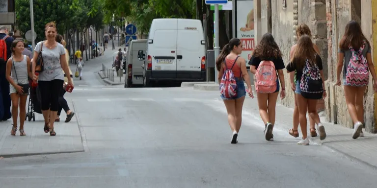 Itineraris alternatius per arribar a les escoles afectades per l'illa de vianants