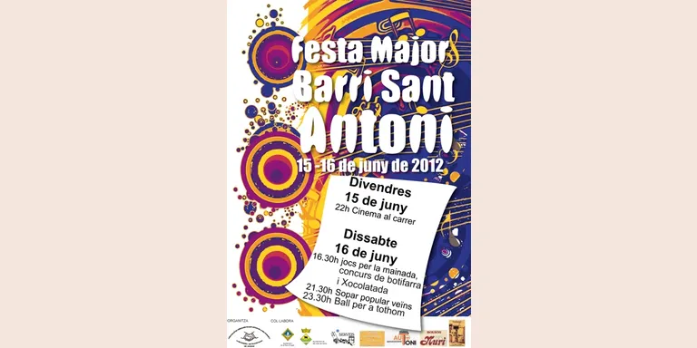 El barri de Sant Antoni de la Seu, de Festa Major