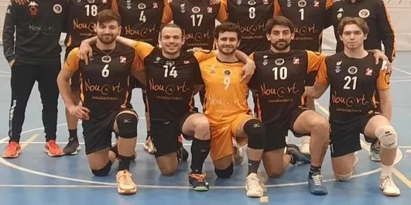 El Nou Art masculí de vòlei s'acomiada de la temporada sense assolir la promoció d'ascens