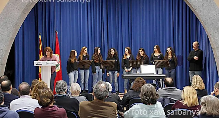 L'acte es va fer a la Sala Josep Maria Arnau del Calisay ( Foto: Xavi SalbanyÃ  )