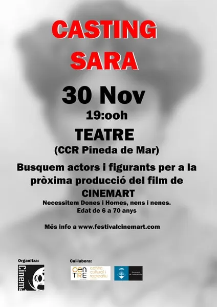 Càsting per la nova producció de Cinemart «Sara»