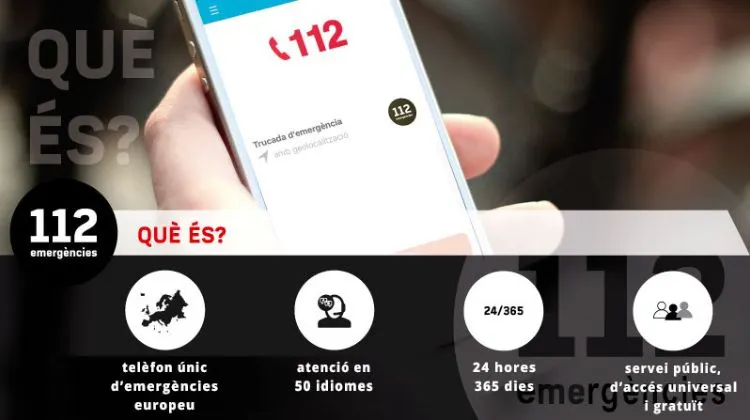 El telèfon 112 rep 6.600 trucades des de Pineda durant el 2023