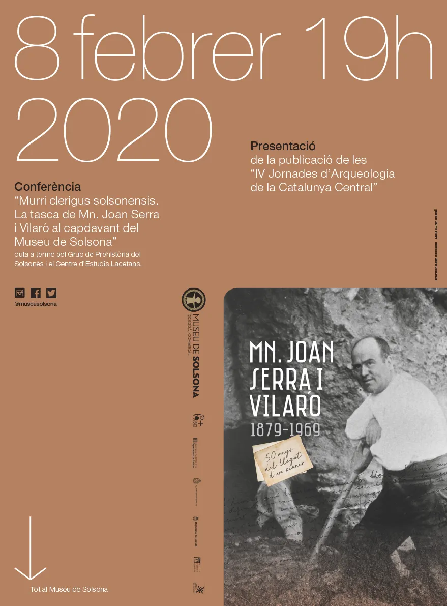 El Museu de Solsona enceta els actes d'homenatge a Mn. Serra Vilaró aquest dissabte