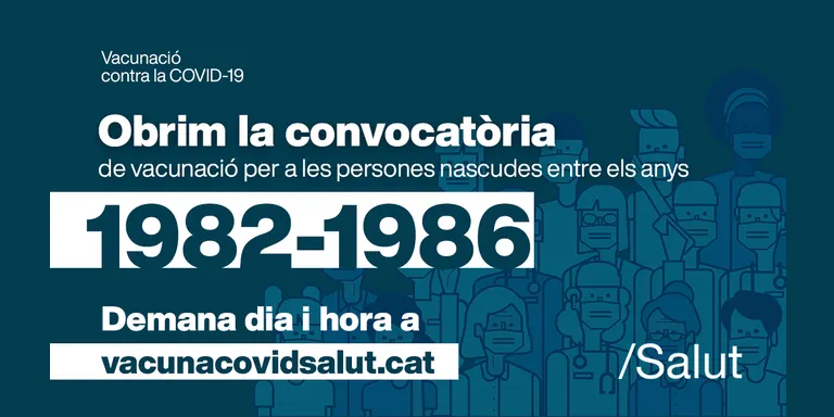 Els ciutadans d'entre 35 i 39 anys ja poden demanar hora per vacunar-se