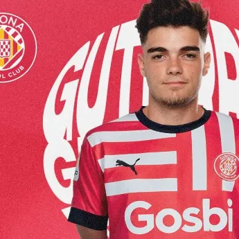 Presentació del nou jugador del Girona FC Miguel Gutiérrez