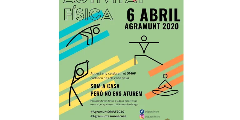 Proposen celebrar el Dia Mundial de l'Activitat Física, a casa amb diferents activitats