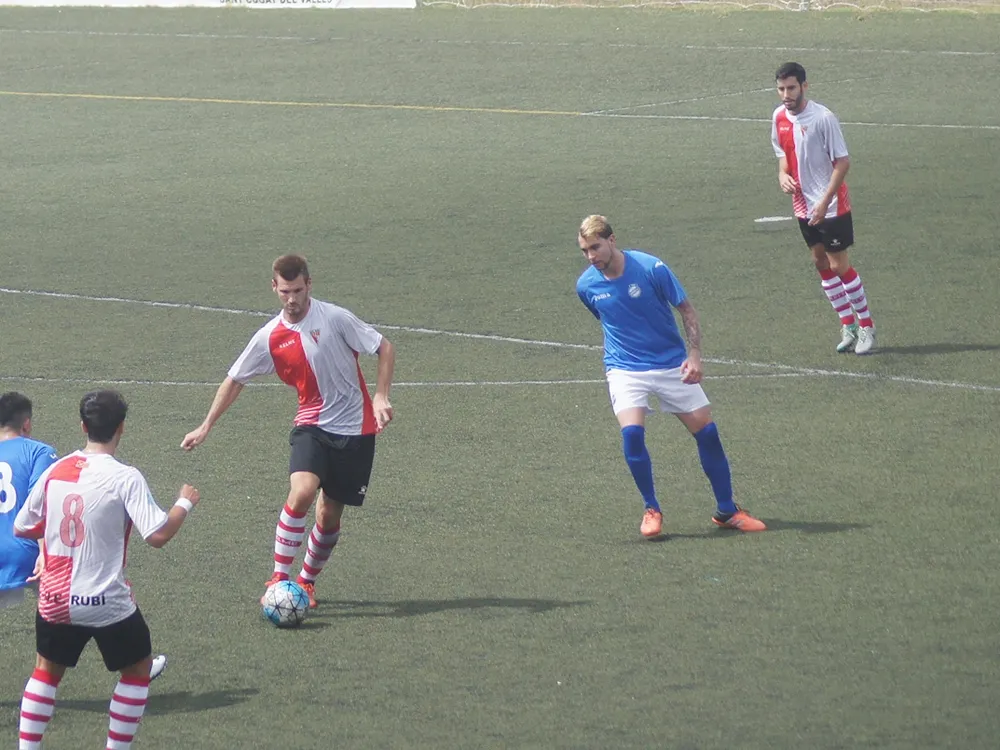 Germán ha demostrat que pot ser molt important enguany per al centre del camp del Rubí