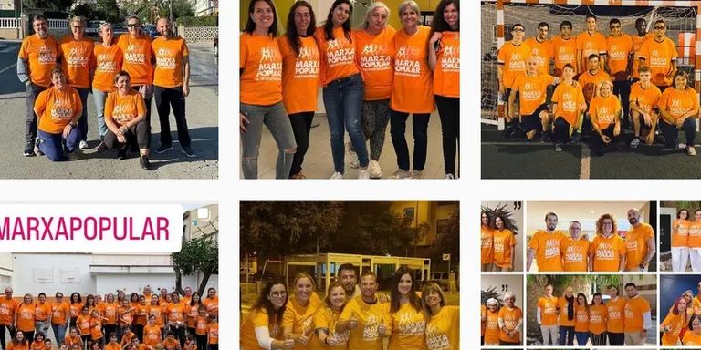 Exhaurides 3.000 samarretes per la Marxa 'Pineda Contra el Càncer'