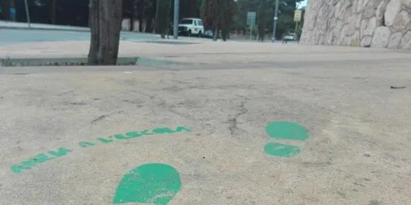 Els alumnes d'Altafulla van 'A peu al cole' en el marc de la Setmana de la Mobilitat Sostenible i Segura