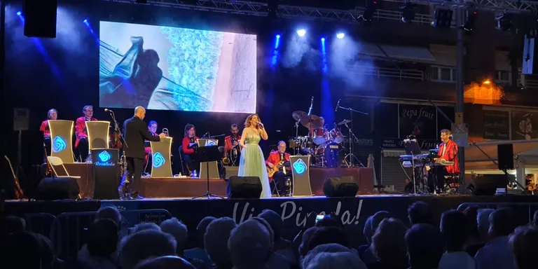 El concert de La Rosaleda i els focs d'artifici tanquen la Festa Major de Pineda 2022