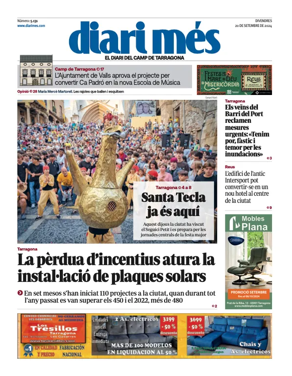 Cop d'ull als diaris d'aquest divendres 20 de setembre