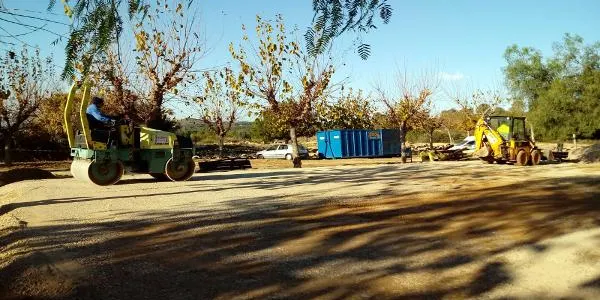 En marxa les obres al Parc dels Safranars d'Altafulla