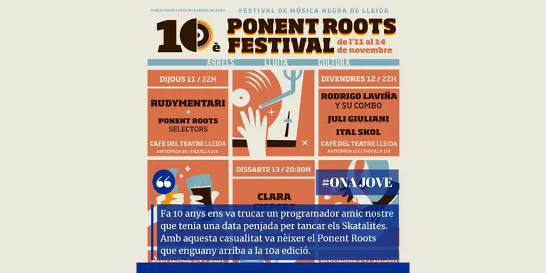 #ONAJOVE - 10è PONENT ROOTS FESTIVAL