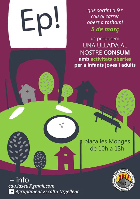 A punt el 'Cau al carrer' organitzat per l'AEiG Urgellenc