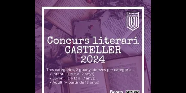 Els Castellers d'Altafulla impulsen un concurs literari per Sant Jordi