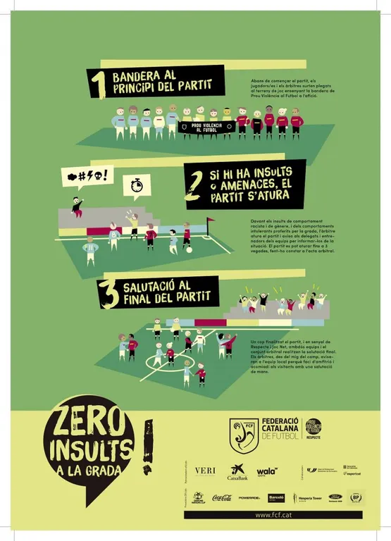 L'EDFOR dóna suport a la campanya 'Zero insults a la grada'