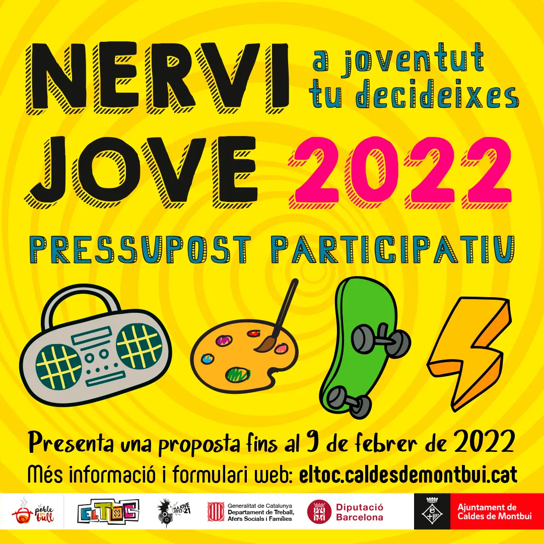 Comença la novena edició dels pressupostos participatius Nervi Jove, amb una dotació de 6.000 euros