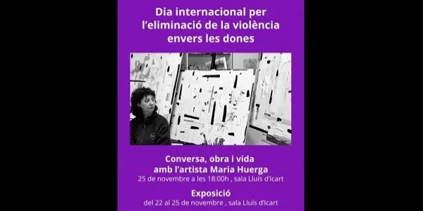 L'artista Maria Huerga protagonitza els actes per commemorar el 25-N a Torredembarra