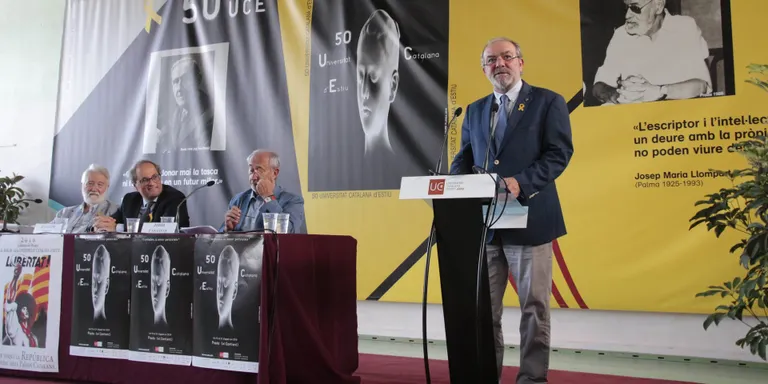 Quim Torra clou la Universitat Catalana d'Estiu comprometent-se a "fer real" la República