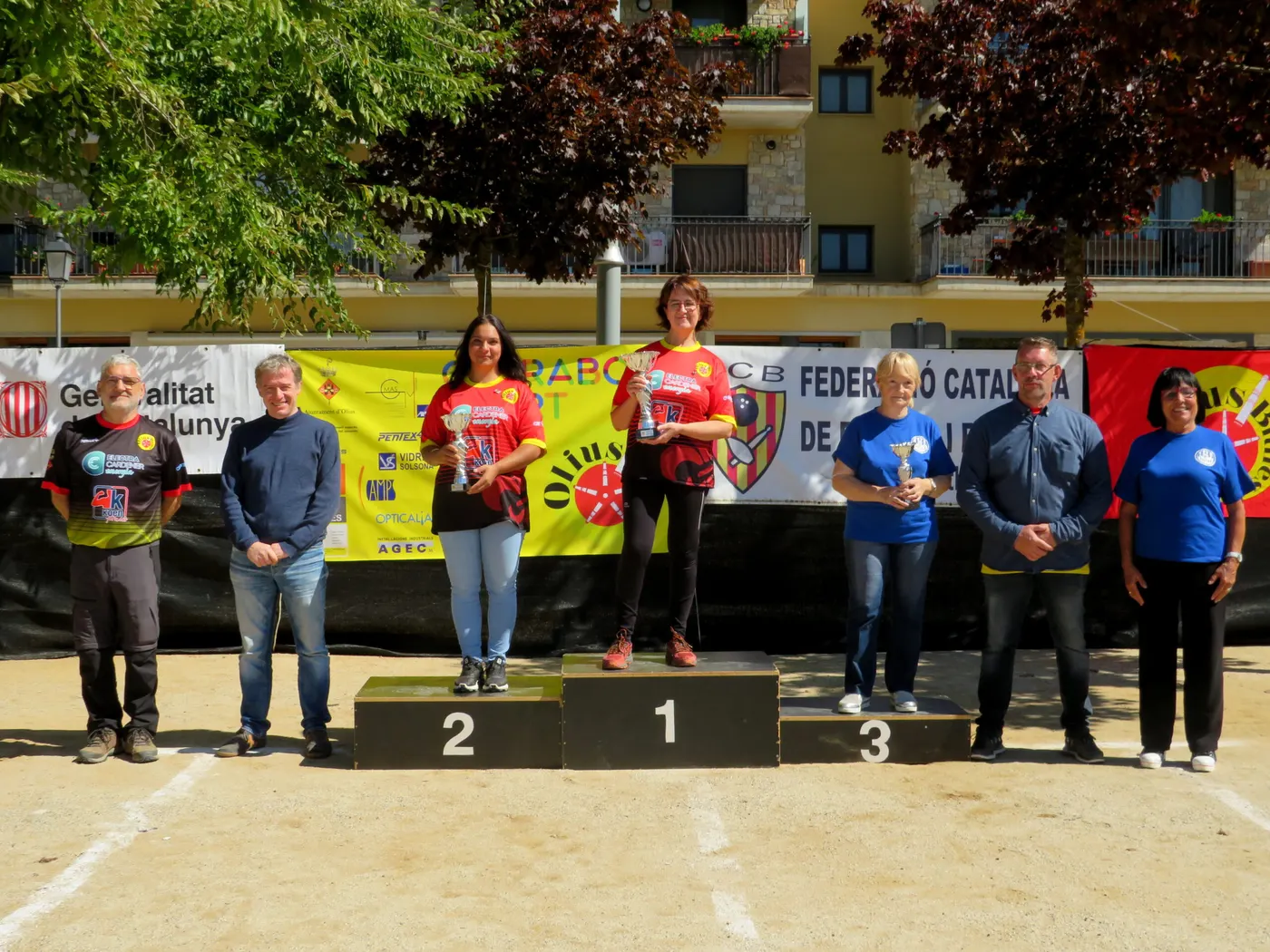 L'Olius fa tres podis al Campionat de Lleida Individual de Bitlles