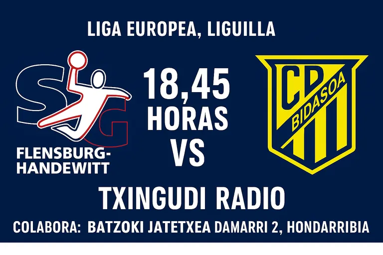FLENSBURG RECIBE HOY A LAS 18,45 A UN MOTIVADO IRUDEK BIDASOA IRUN