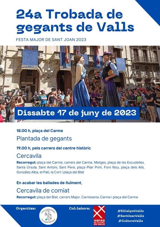 La Colla Gegantera El Calçot convoca la 24ª Trobada de Gegants