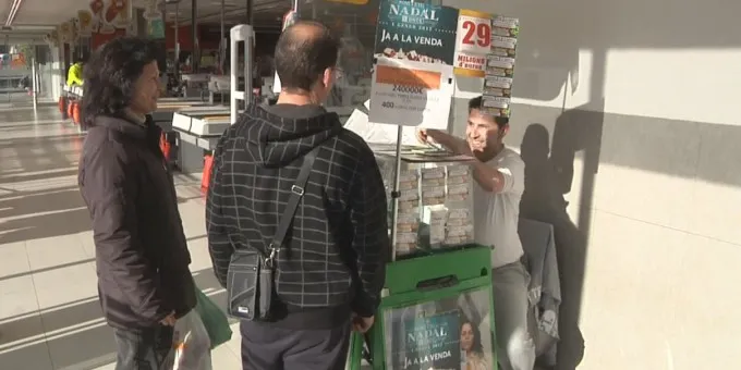 Premi de 35.000 de l'ONCE en un cupó venut a Poblenou (Pineda de Mar)
