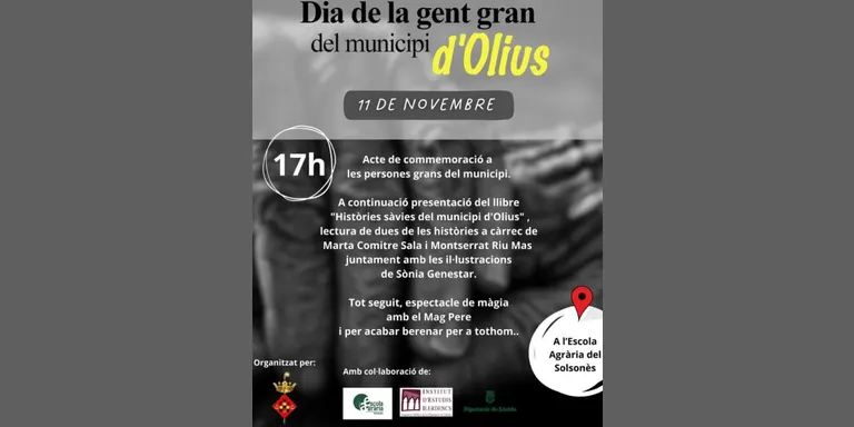 Olius celebra aquest dissabte el Dia de la gent gran del municipi