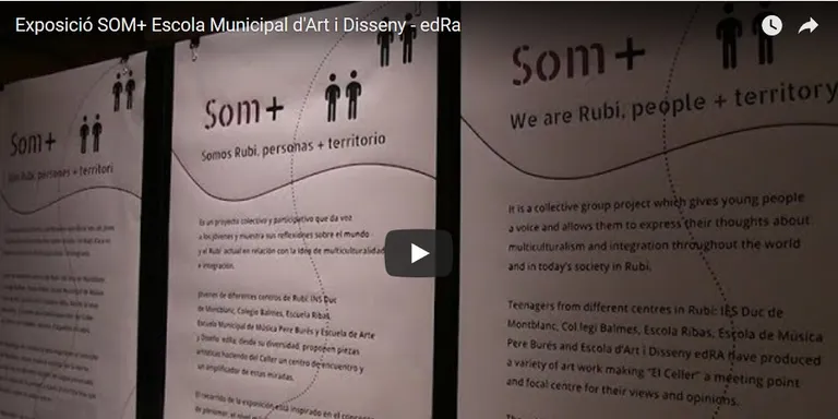 L'Exposició SOM+ de l'Escola d'Art reflexiona sobre la integració