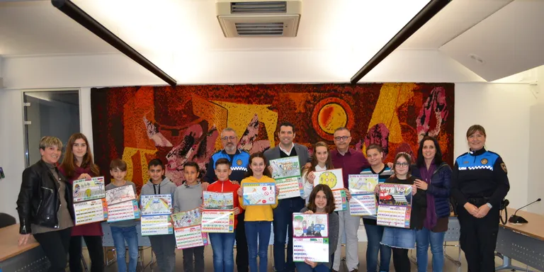 Presentat el calendari d'educació viària 2019 de Pineda de Mar