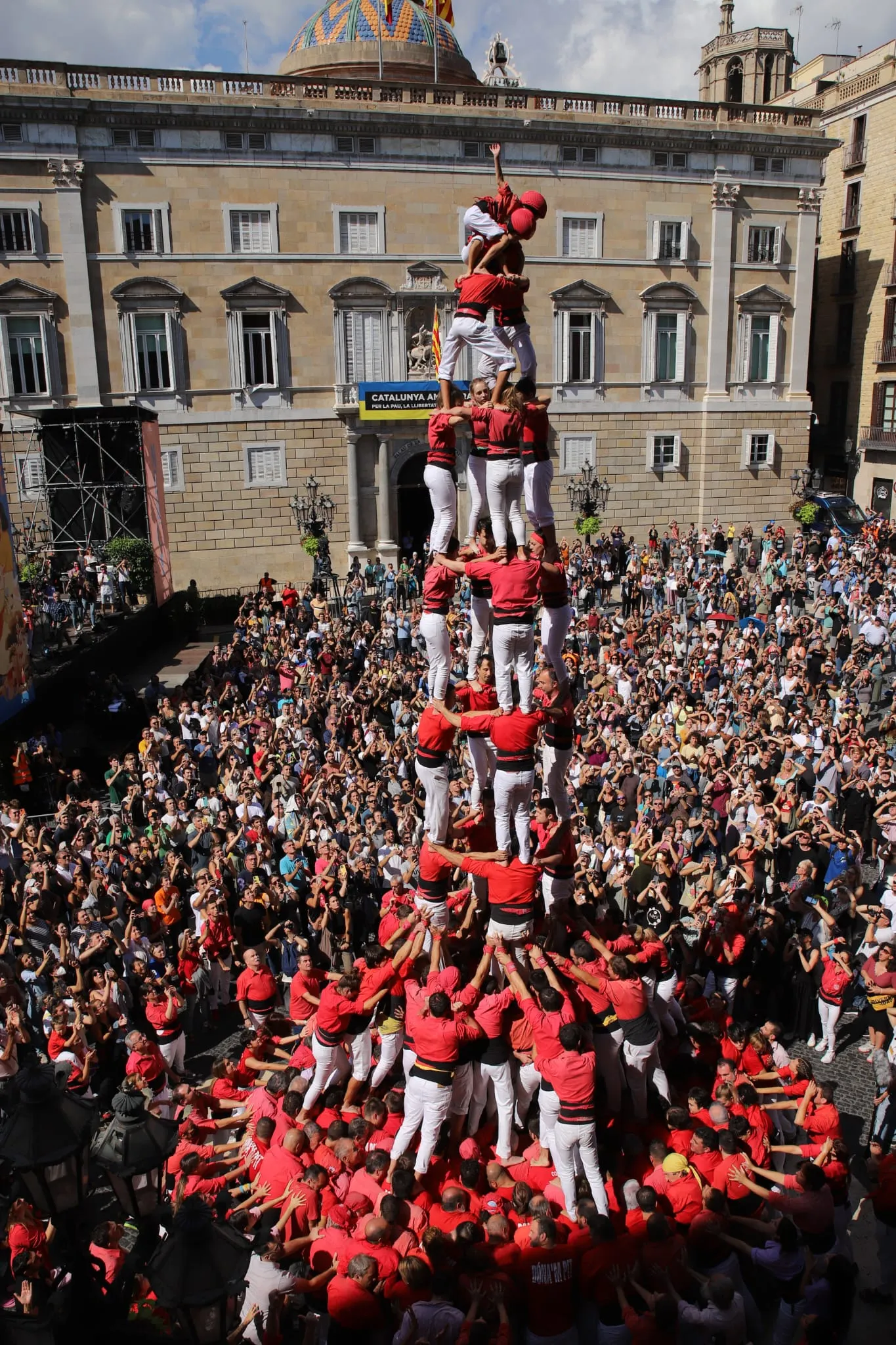La Colla Joves assoleix la tripleta màgica a la Mercè