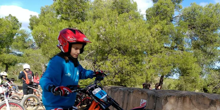 Laia Pi, campiona de Catalunya infantil de trial